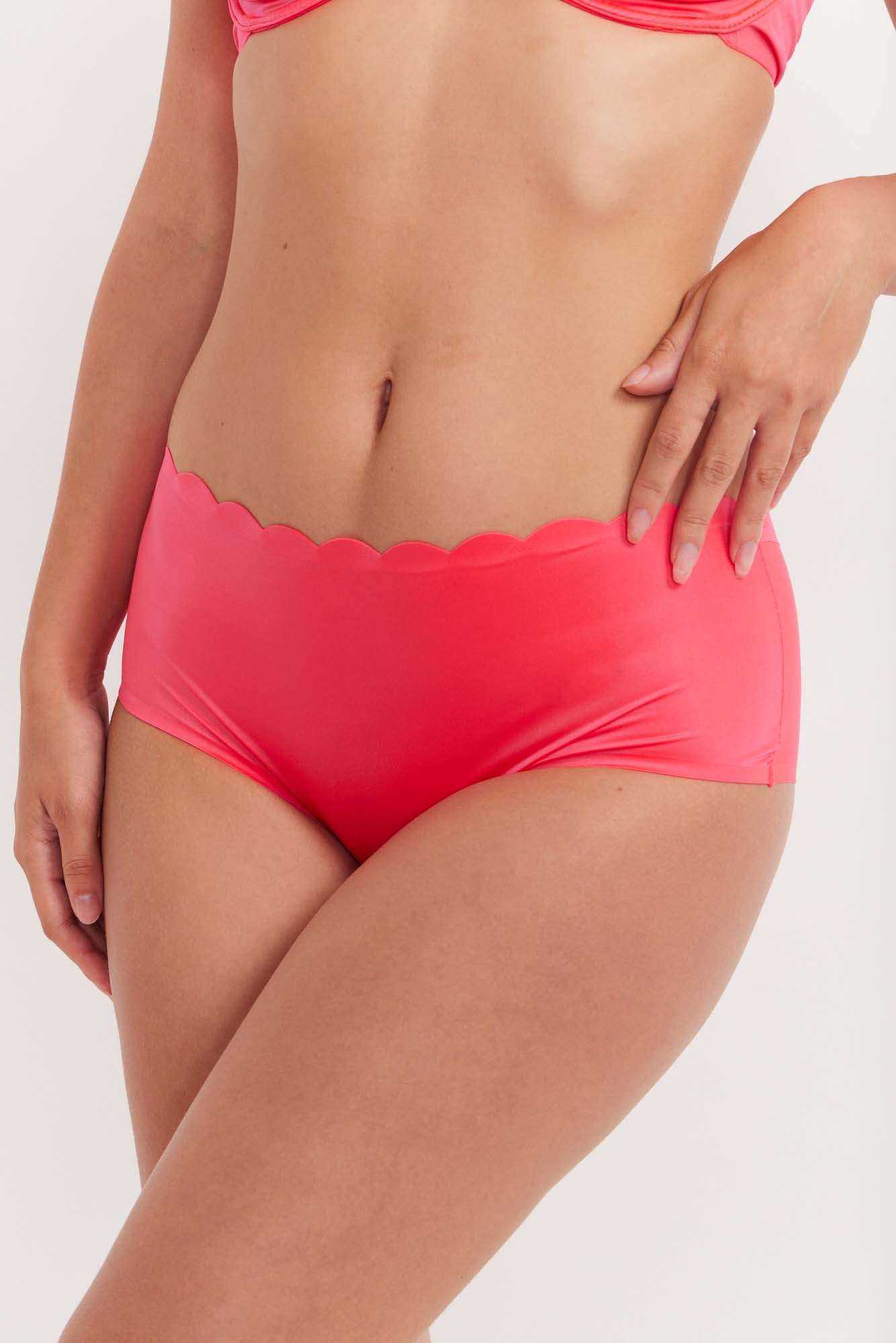 Neon red shorty