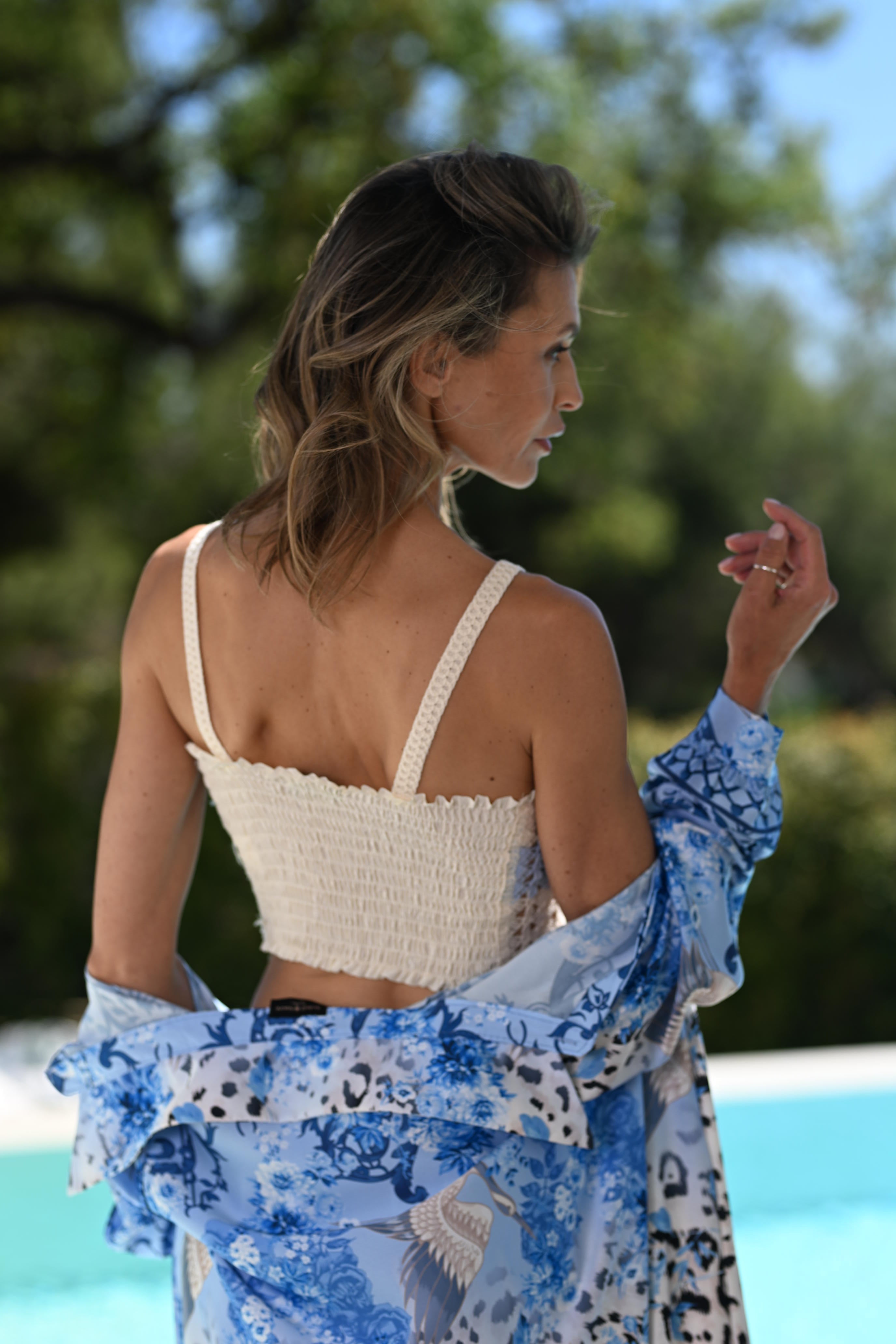 CROP TOP EN CROCHET